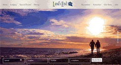 Desktop Screenshot of lands-end-resort.com